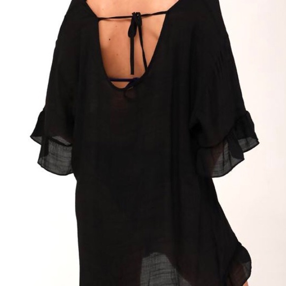 Black bathing suit cover🍍 - Picture 6 of 6